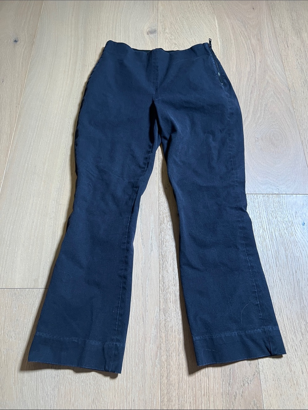 Everlane Cropped Black Flared Pants